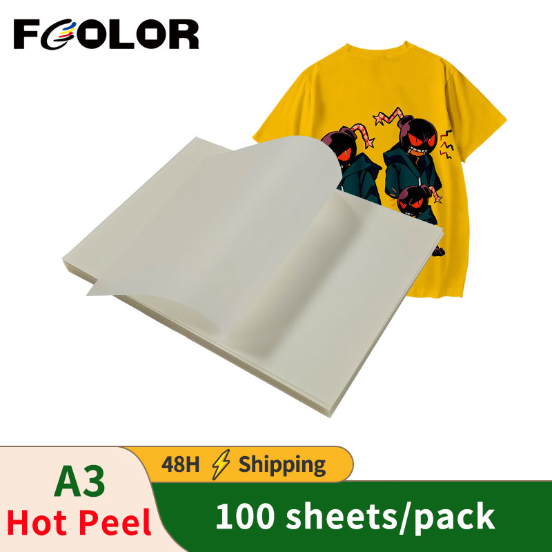 Dtf Hot Peel Film - 100枚入り A3 DTF PETフィルム マット ホットピール