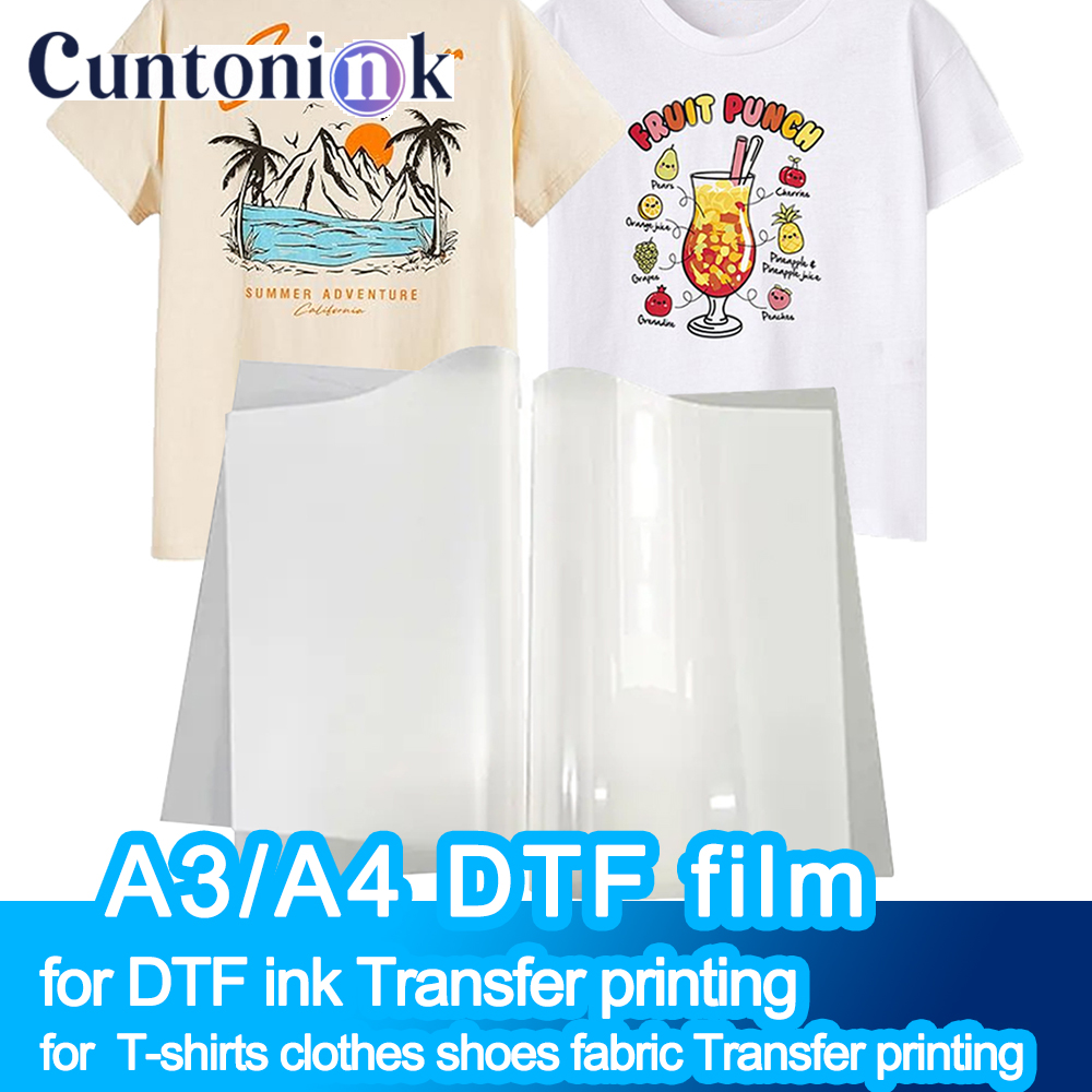 Dtf Hot Peel Film - A3 A4 50/100枚入り DTFフィルム コールド/ホット/ウォームピール 直接転写フィルムプリンター用