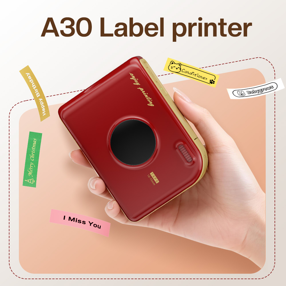 Commercial Photo Printer - Phomemo A30 ラベルプリンター ミニプリンター ワイヤレス Bluetooth