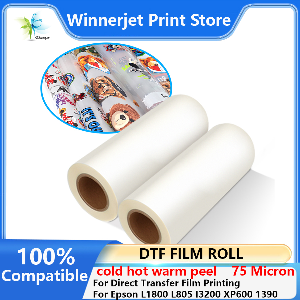 Dtf Hot Peel Film - 30 センチメートル * 100 メートル DTF