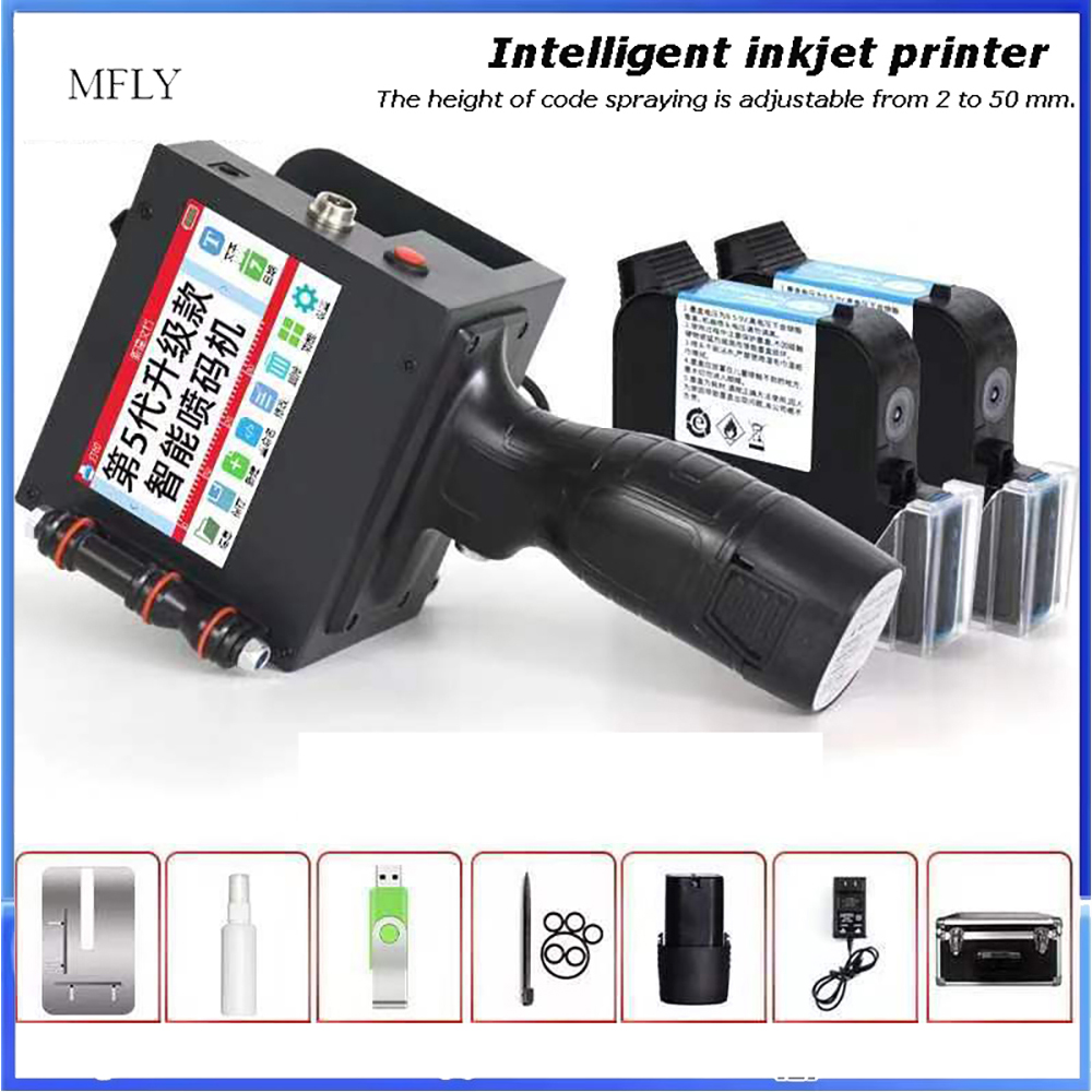 Commercial Label Printing Machine - ハンドヘルド50mm大型フォント印字機インクジェットプリンターは、自動ラベル印刷カラーインクジェットプリンターを提供しました