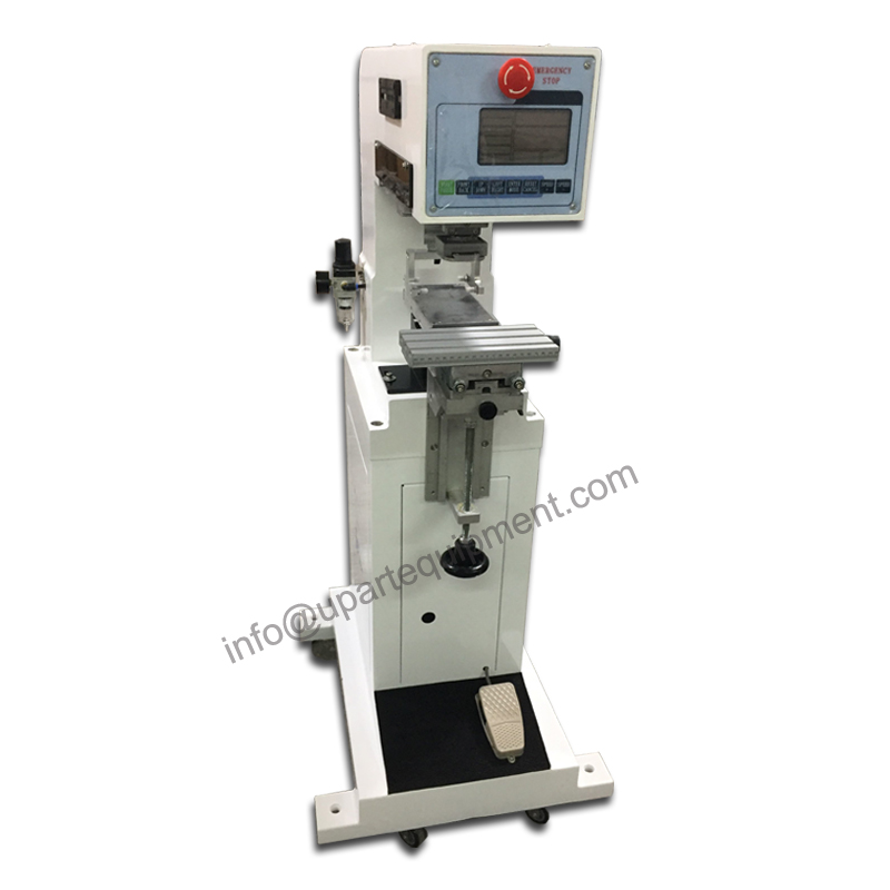 Commercial Label Printing Machine - 半自動密閉インクカップ単色パッド印刷機（プラスチック、金属、セラミック、衣料品ラベル用）