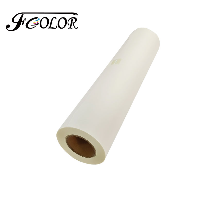 Dtf Hot Peel Film - FCOLOR 両面ホットピーリングマットDTF PETフィルムロール 60cm*100m エプソンDTFプリンターに直接接続可能 Tシャツ用熱転写フィルム