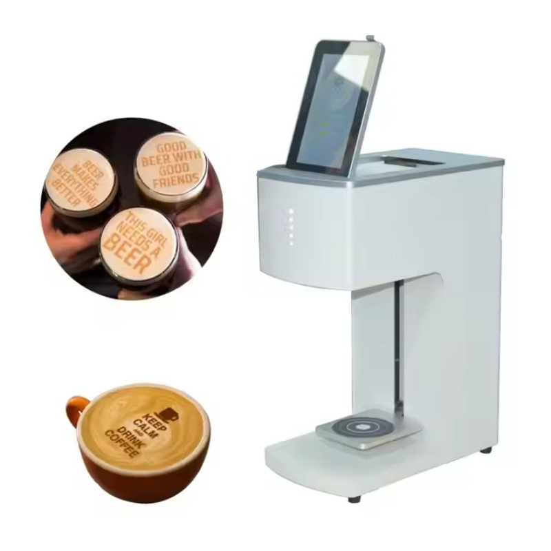 Commercial Photo Printer - 3Dコーヒープリンター ラテアートマシン 全自動 業務用 写真プリンター機能付き バリスタコーヒーショップ向け