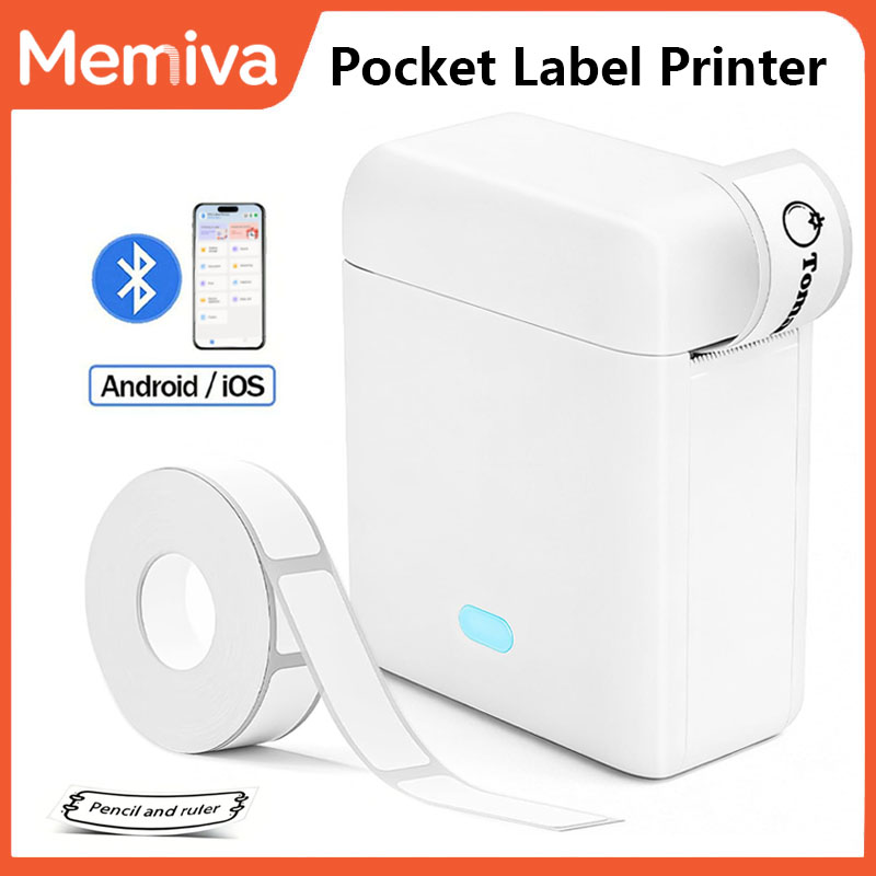 Commercial Printing Network - L12ラベルプリンター ポータブルサーマルプリンター インクレスミニステッカーメーカー 粘着ラベルプリンター 価格タグ用 P15