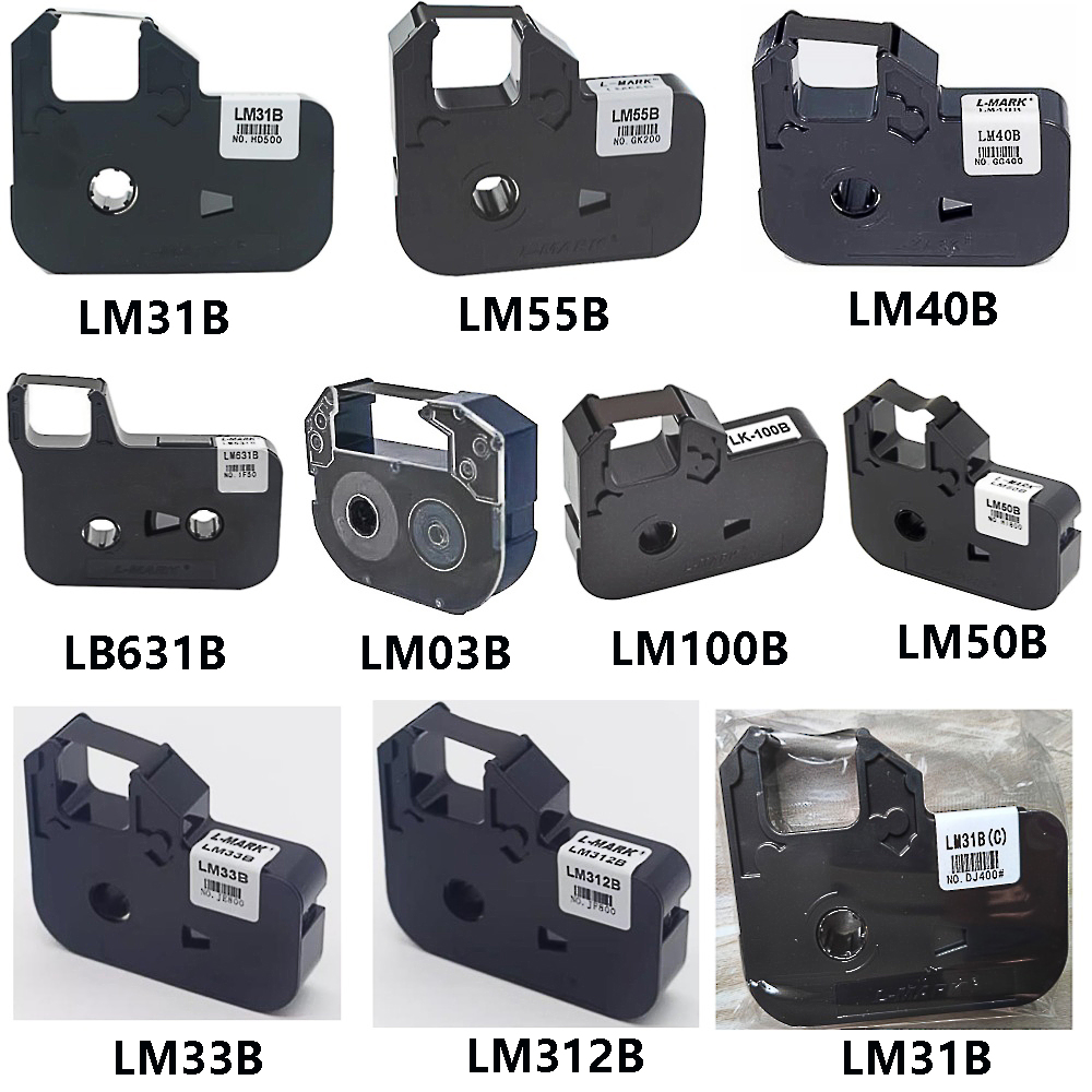 Commercial Label Printing Machine - オリジナルのブラックインクカートリッジ,PVCラベル印刷プリンター,チューブ,PVCパイプ,タイプライター,LK-320, LK-340, LK-360