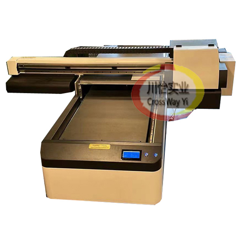 Commercial Label Printing Machine - 3 xp600ヘッド付きフラットベッドuvプリンター,ステッカー印刷機,A1サイズ,6090,dtf,c m,y,k,w,v,高品質