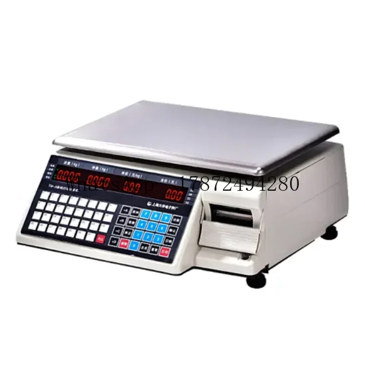Commercial Label Printing Machine - バーコードプリンター付き業務用重量計、小売価格計算＆ラベル印刷機