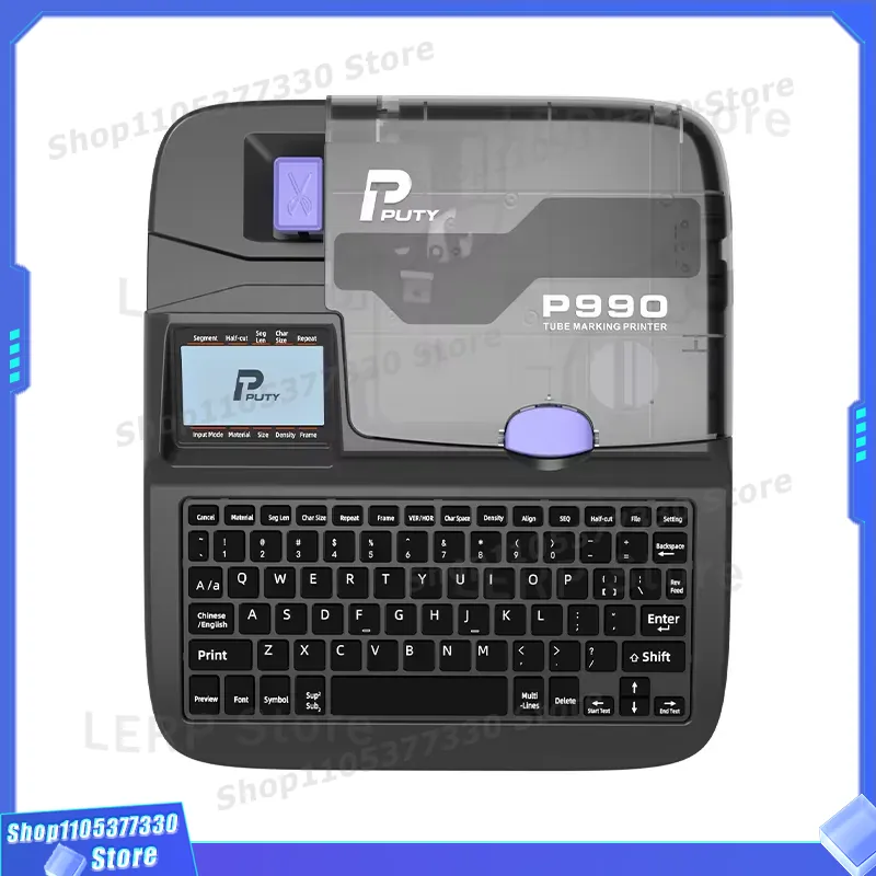 Commercial Label Printing Machine - P990デジタルケーブルラベルプリンター、業務用熱収縮チューブバーコード印刷機（ワイヤーマーキング、工業用）