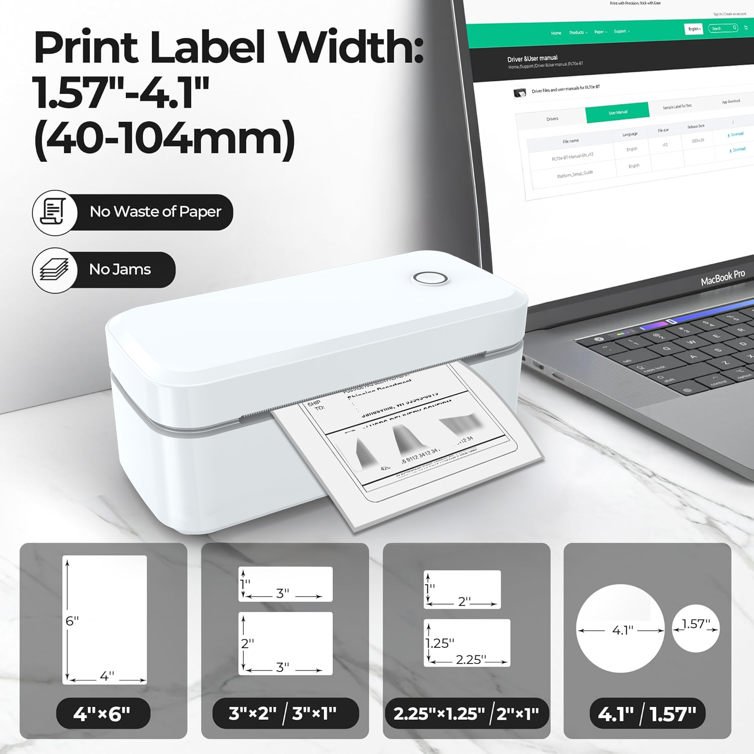 Marklife X4 Bluetoothサーマルラベルプリ - Commercial Label Printing Machine のレビューと価格