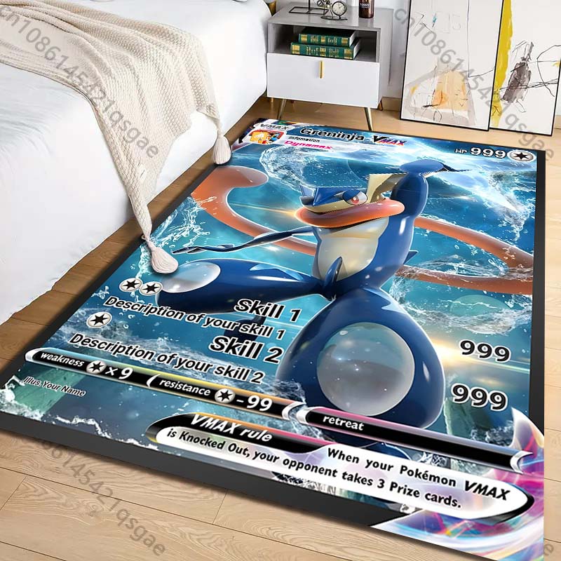 1PC ポケモングレンニンジャカードプリントカーペットリビン - Commercial Printing Format のレビューと価格