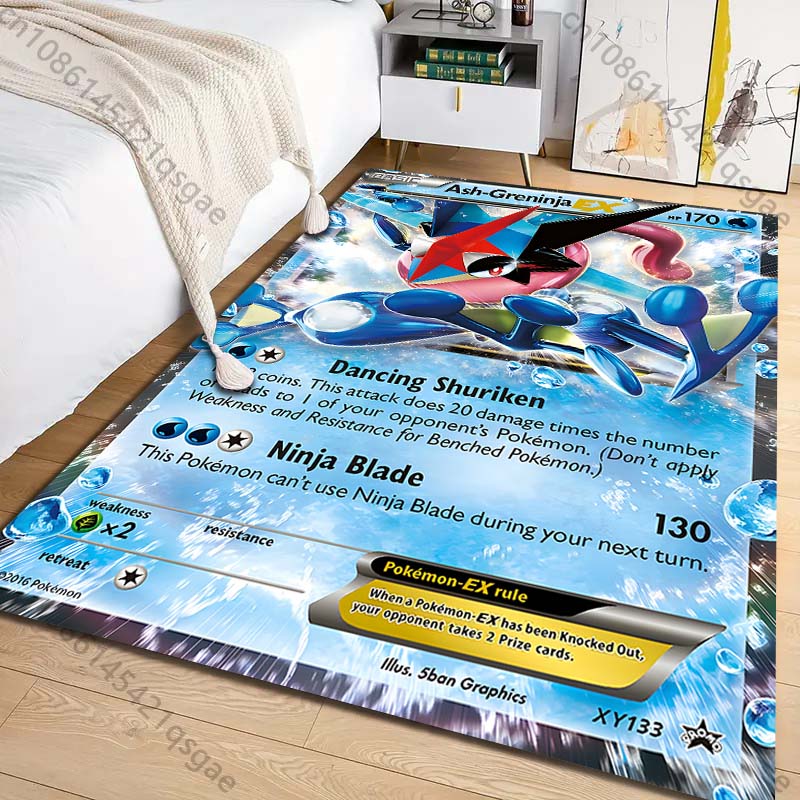 1PC ポケモングレンニンジャカードプリントカーペットリビン - Commercial Printing Format のレビューと価格