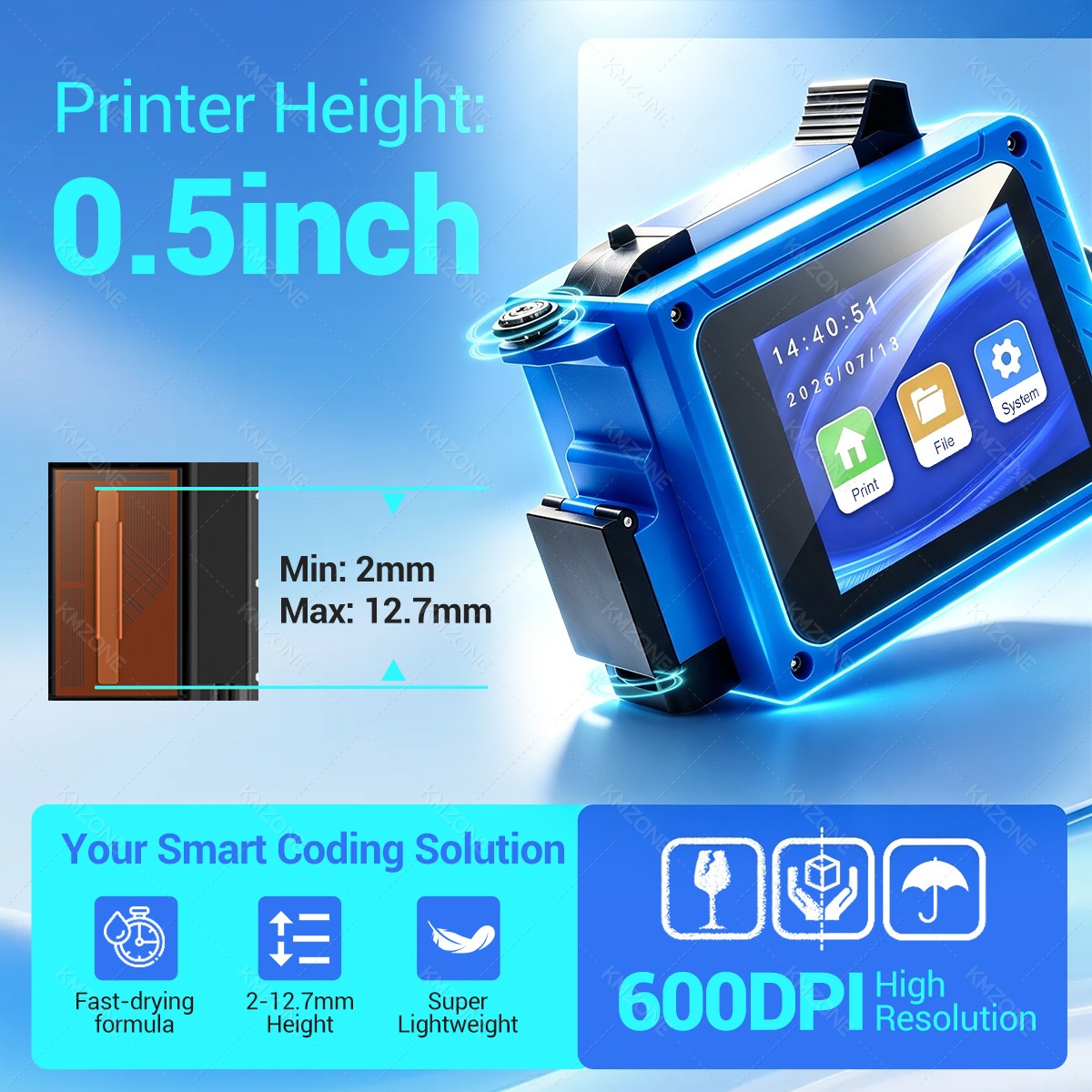 12.7mmインクジェット転写プリンター、Bluetooth - Commercial Printing Network のレビューと価格
