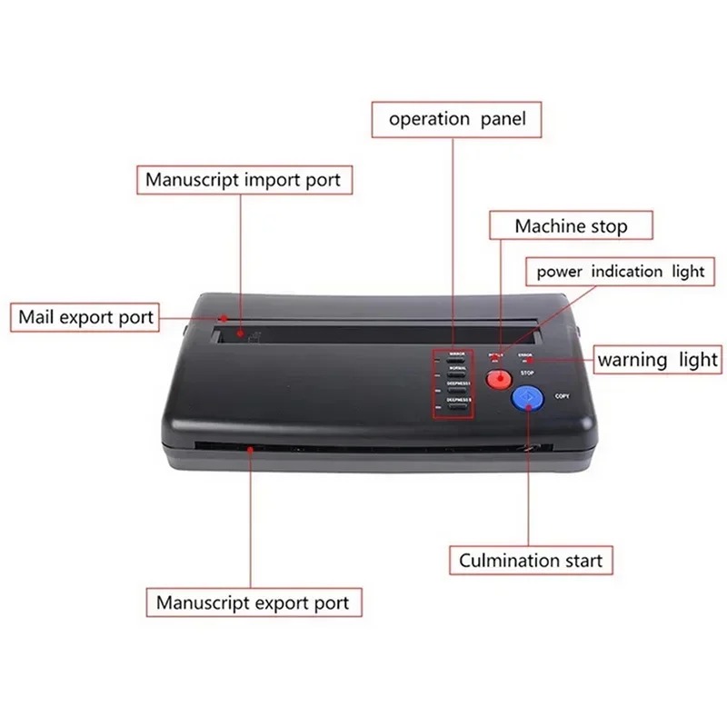 タトゥー転写機 ステンシルデバイス コピー機 プリンター タ - Commercial Photo Printer のレビューと価格