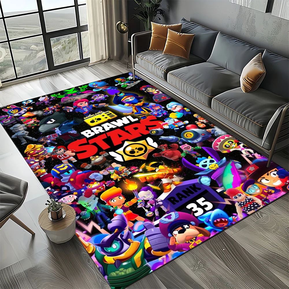 HOT B-Brawlls 漫画ゲーム 3D プリント ラグ - Commercial Printing Machine For Sale のレビューと価格