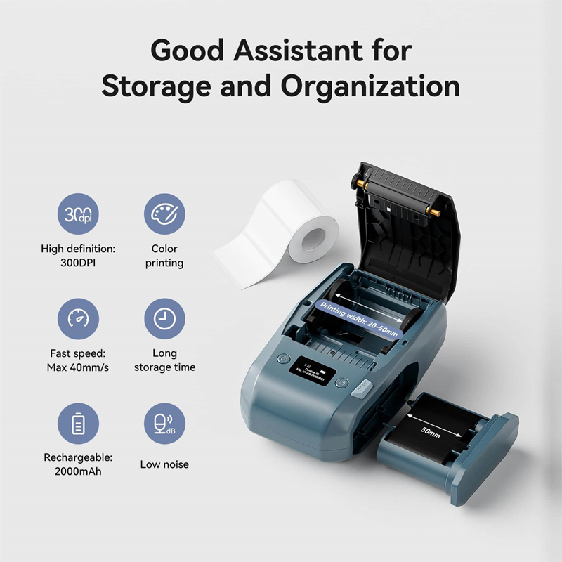 Niimbot N1/M2 熱転写ラベルプリンターカラー印刷 - Commercial Label Printing Machine のレビューと価格