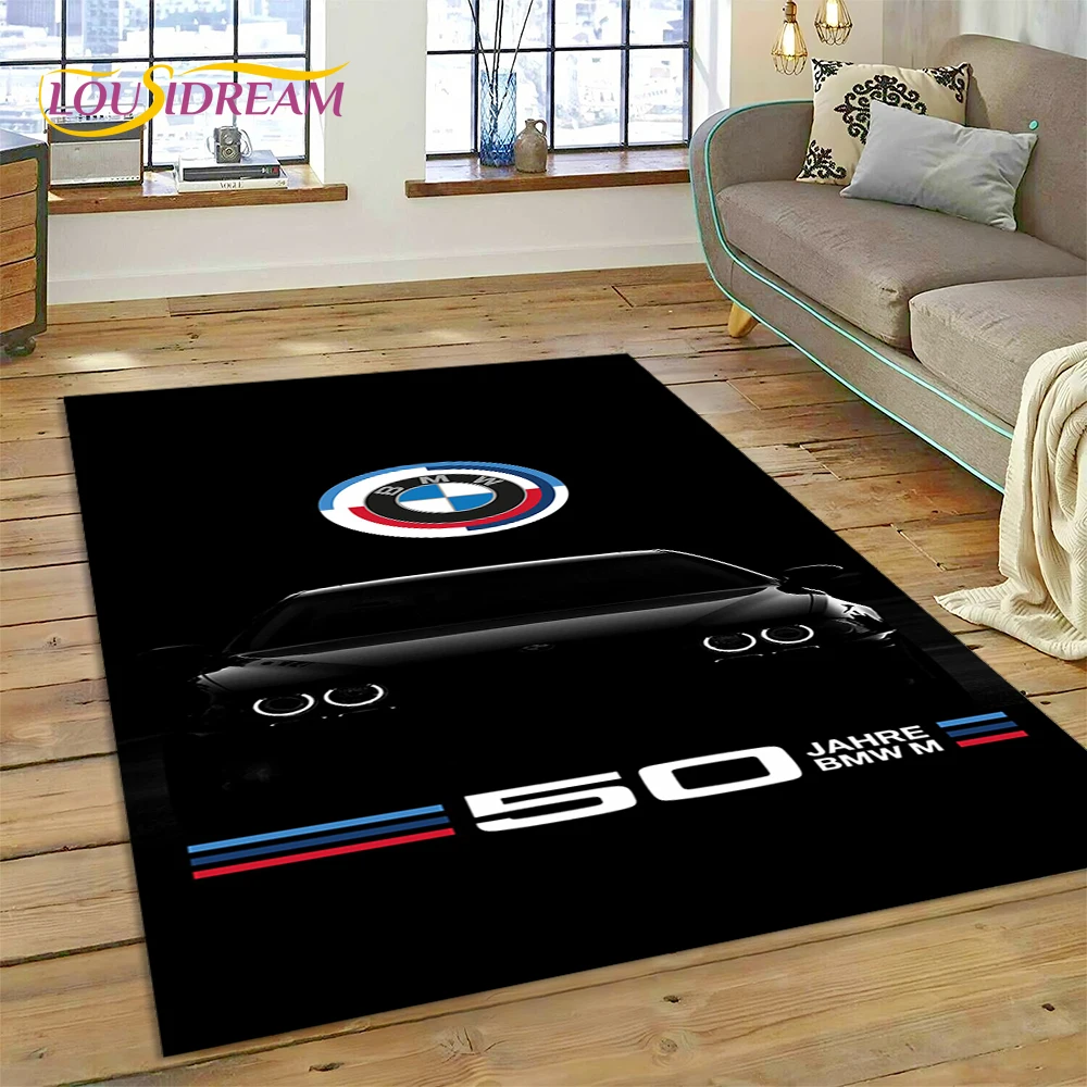 レーシングカーロゴ B-BMW 3D プリントラグカーペット - Commercial Printing Machine For Sale のレビューと価格