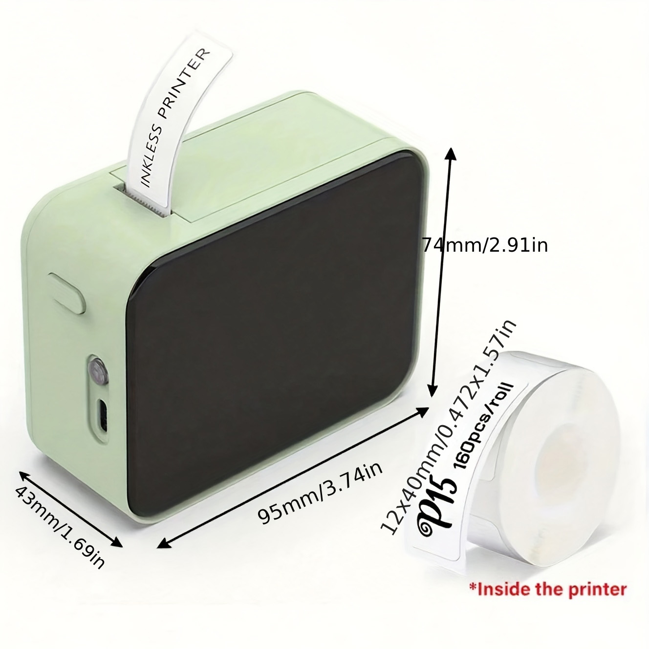 Marklife P15 ポータブルプリンタ Bluetoo - Commercial Printing Network のレビューと価格