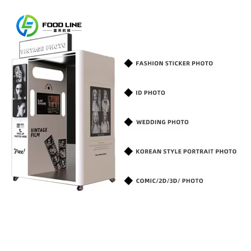 カスタマイズ可能な業務用オールインワンフォトブース自動販売機 - Commercial Photo Printer のレビューと価格