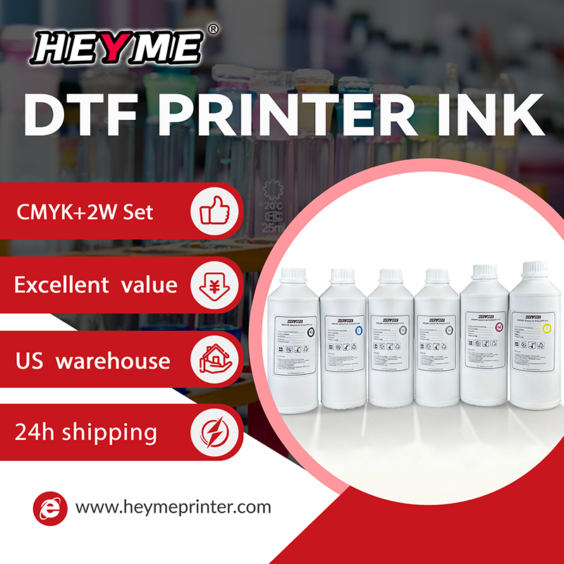 DTF印刷用品セット 500ml CMYKWインク 13イン - Dtf Hot Peel Film のレビューと価格