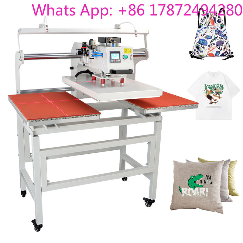 デュアル電動スライド式ホットスタンピングヒートプレス機（Tシ - Commercial Shirt Printing Machine のレビューと価格