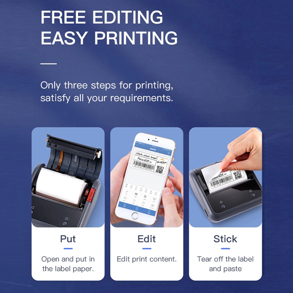 Niimbot B3S ワイヤレスラベルプリンター 3 イン - Commercial Label Printing Machine のレビューと価格