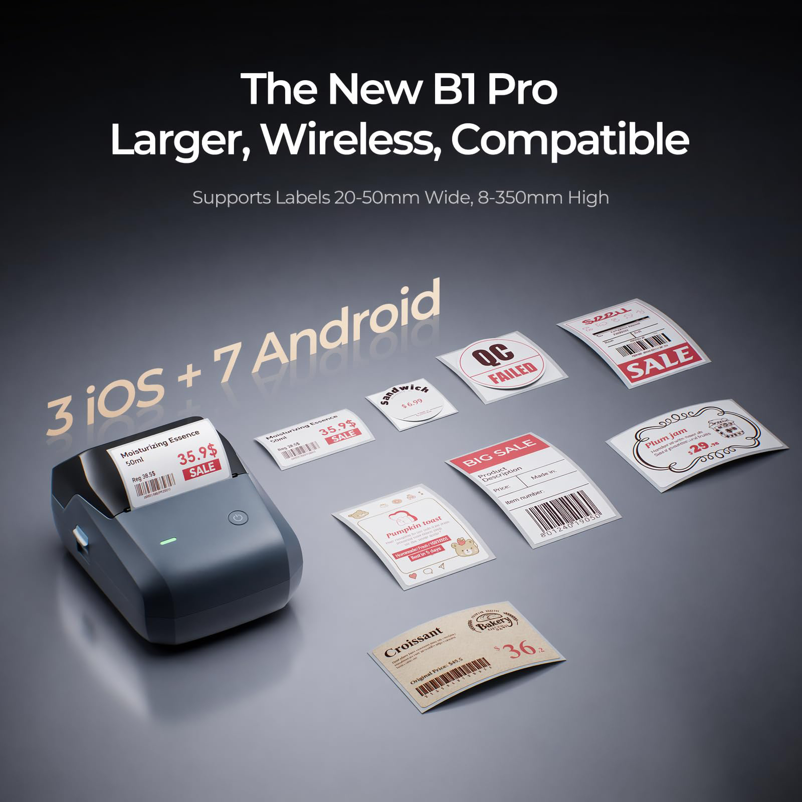 Niimbot B1Pro ラベルメーカー 300DPI H - Commercial Printing Network のレビューと価格