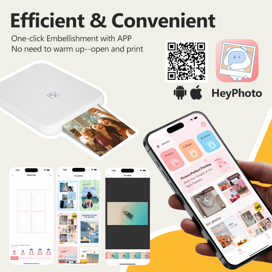 HPRT ポータブルフォトプリンターポケット 2x3 インチ - Commercial Photo Printer のレビューと価格
