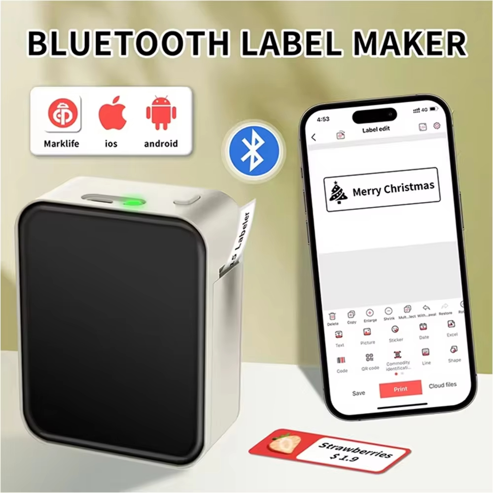 Marklife P15 ラベルプリンターポータブルサーマル - Commercial Printing Network のレビューと価格