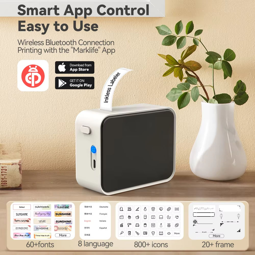 Marklife P15 ラベルプリンターポータブルサーマル - Commercial Printing Network のレビューと価格