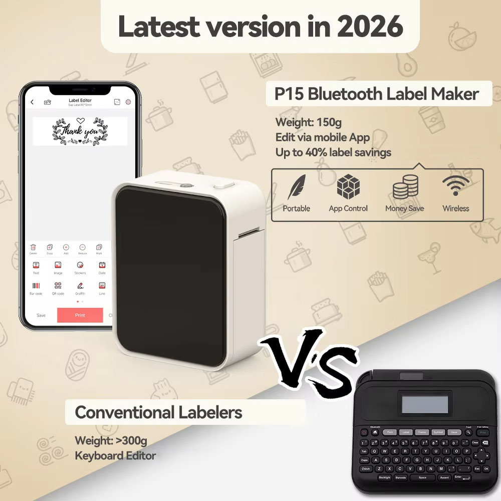 Marklife P15 ラベルプリンターポータブルサーマル - Commercial Printing Network のレビューと価格