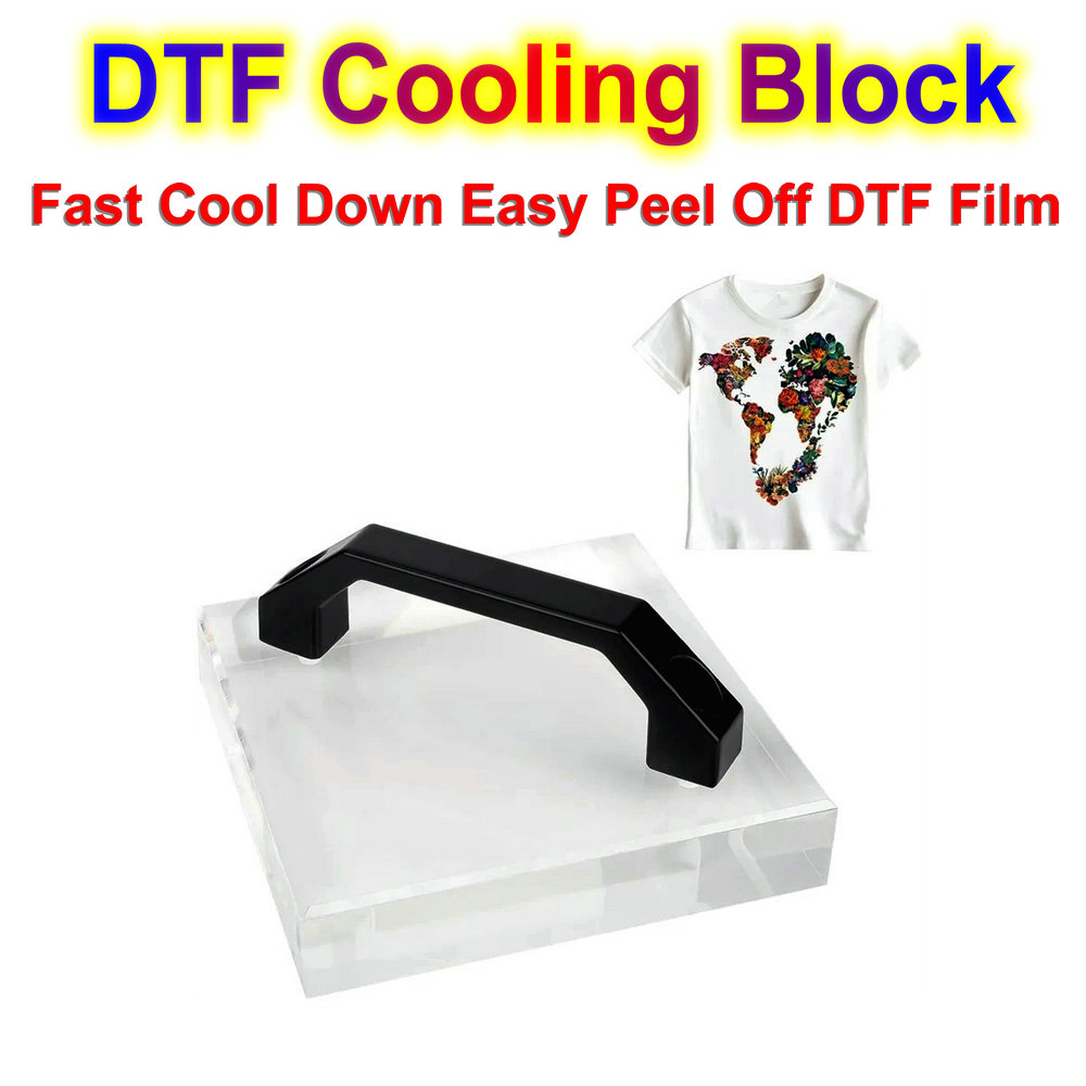 DTF熱転写冷却ブロック ハンドルキット付き 急速冷却プレー - Dtf Hot Peel Film のレビューと価格