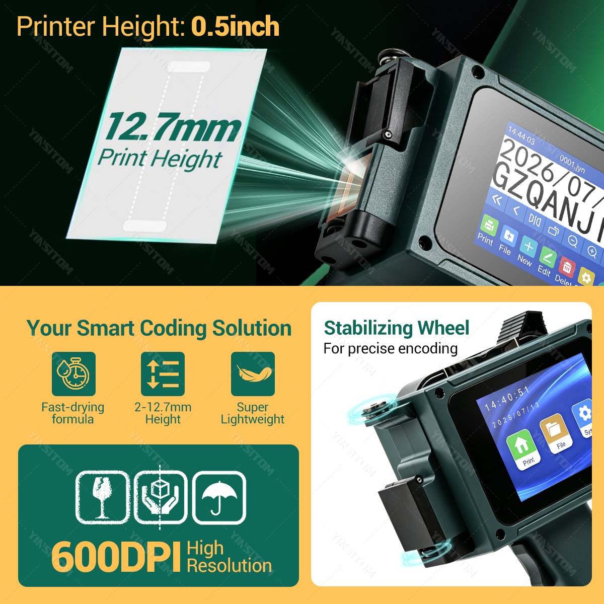 新しくアップグレードされた0.5インチ（12.7mm）インク - Commercial Printing Network のレビューと価格