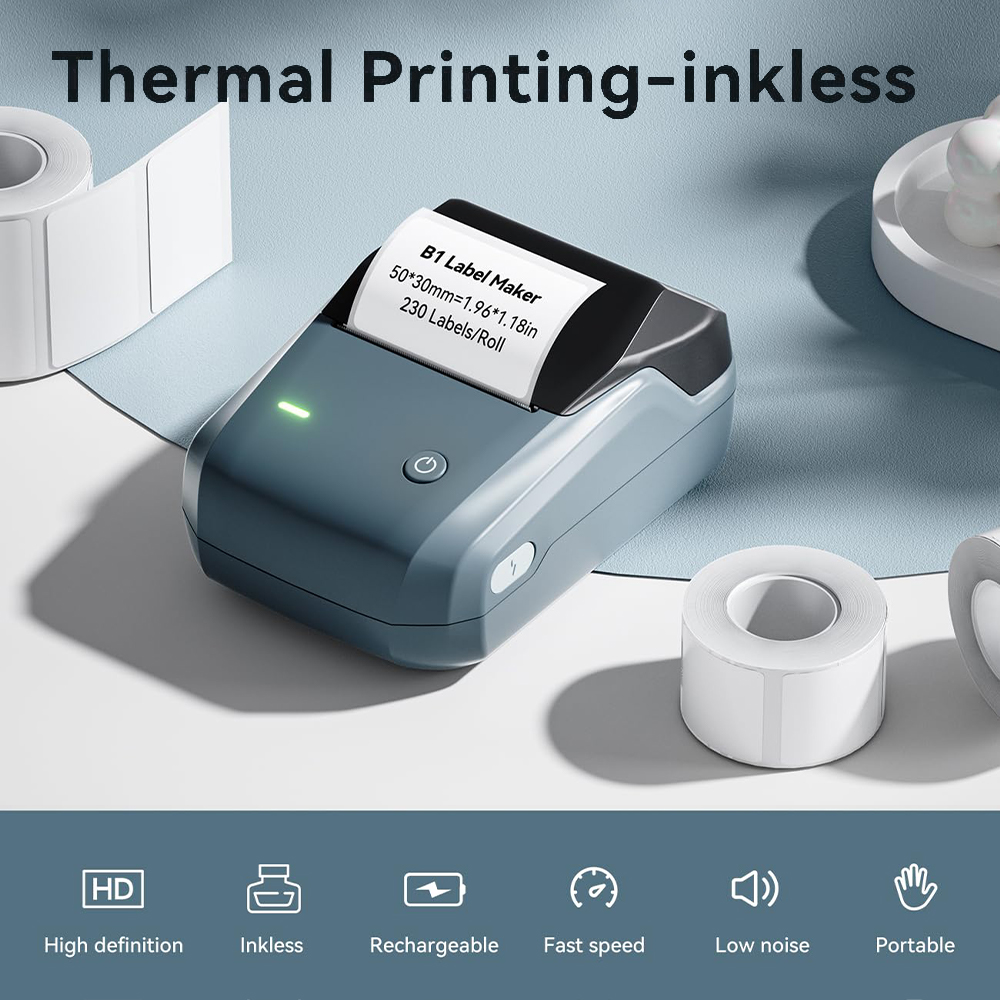 NIIMBOT B1 ポータブルサーマルプリンター 2インチ - Commercial Printing Network のレビューと価格