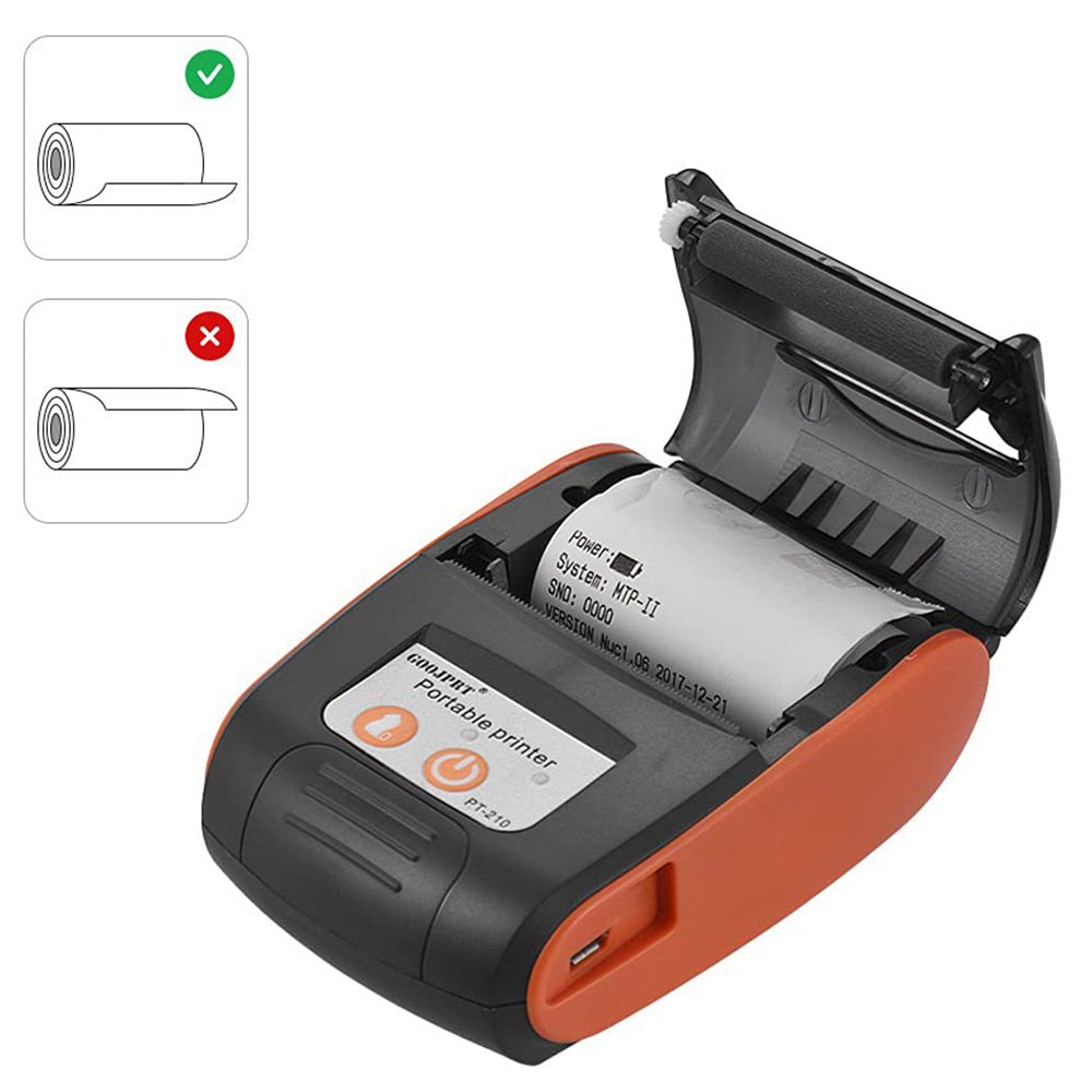 ミニポータブルサーマルレシート POS プリンタワイヤレス  - Commercial Label Printing Machine のレビューと価格